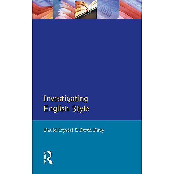 Investigating English Style, David Crystal, Derek Davy