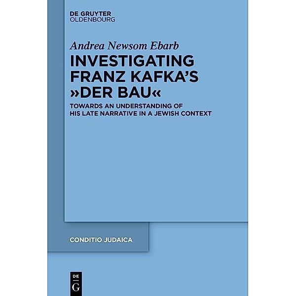 Investigating Franz Kafka's 'Der Bau', Andrea Ebarb