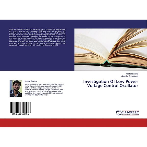 Investigation Of Low Power Voltage Control Oscillator, Anshul Saxena, Akansha Shrivastava