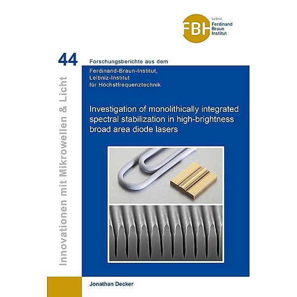 Investigation of monolithically integrated spectral stabilization in high-brightness broad area diode lasers