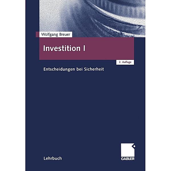 Investition I, Wolfgang Breuer