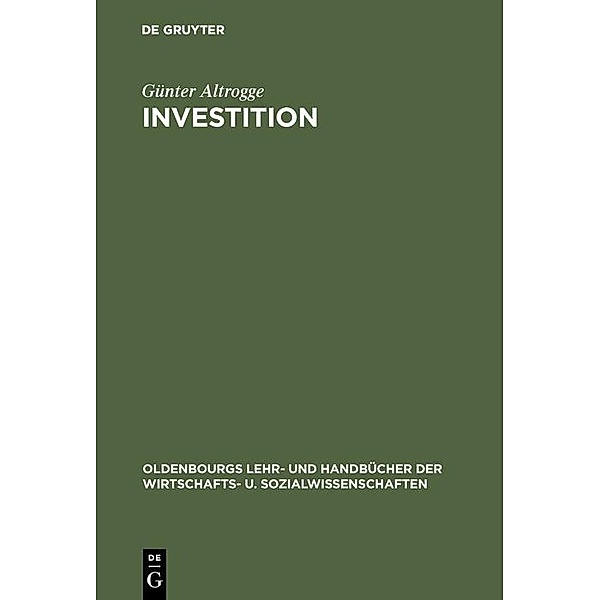 Investition / Jahrbuch des Dokumentationsarchivs des österreichischen Widerstandes, Günter Altrogge