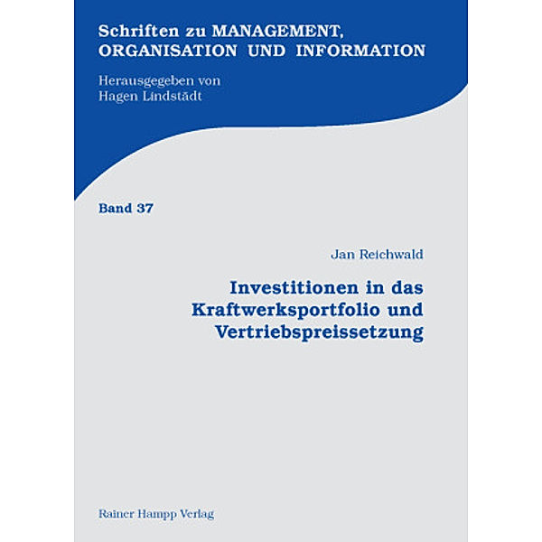 Investitionen in das Kraftwerksportfolio und Vertriebspreissetzung, Jan Reichwald
