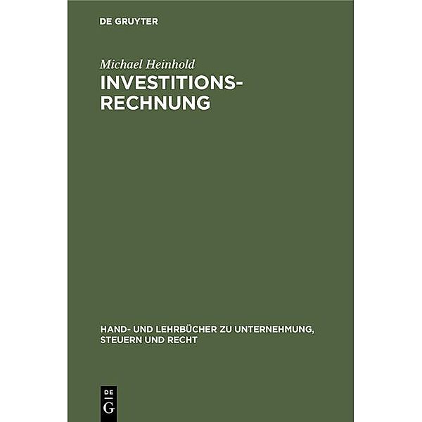 Investitionsrechnung / Jahrbuch des Dokumentationsarchivs des österreichischen Widerstandes, Michael Heinhold