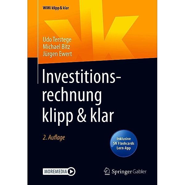 Investitionsrechnung klipp & klar / WiWi klipp & klar, Udo Terstege, Michael Bitz, Jürgen Ewert