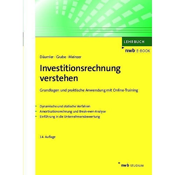 Investitionsrechnung verstehen, Jürgen Grabe, Christoph R. Meinzer