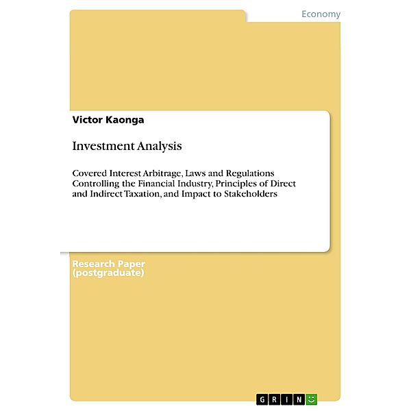 Investment Analysis, Victor Kaonga