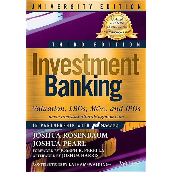 Investment Banking / Wiley Finance Editions, Joshua Rosenbaum, Joshua Pearl