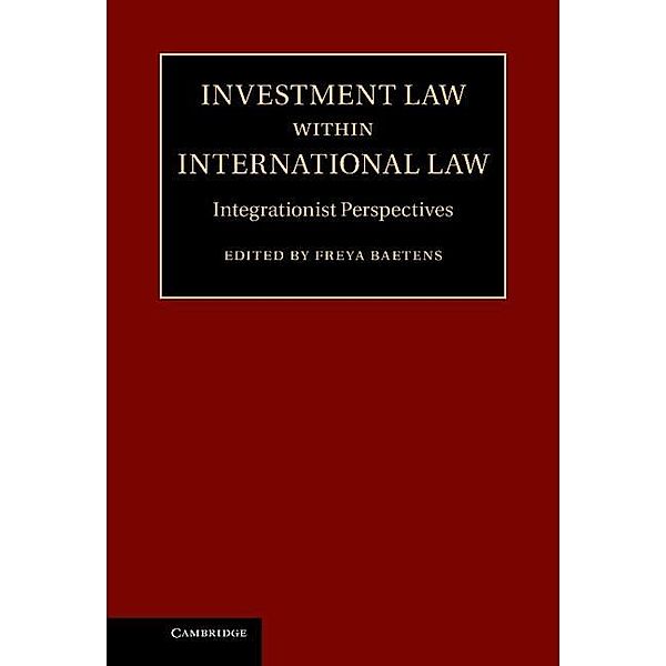 Investment Law within International Law