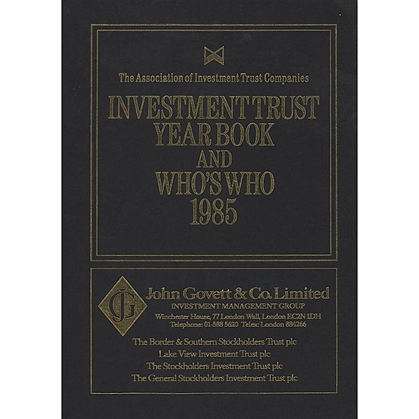 Investment Trust Year Book & Who's Who 1985, NA NA