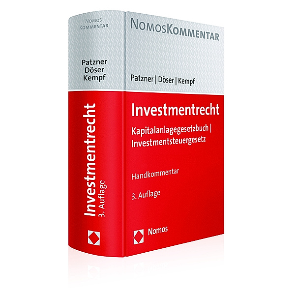 Investmentrecht (InvR), Handkommentar, Andreas Patzner, Achim Döser, Ludger J. Kempf