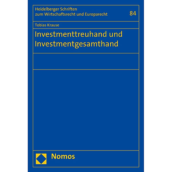Investmenttreuhand und Investmentgesamthand, Tobias Krause