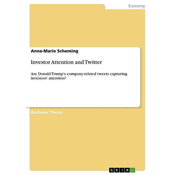 Investor Attention and Twitter, Anna-Marie Scheming