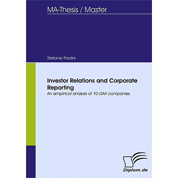 Investor Relations and Corporate Reporting, Stefanie Paolini