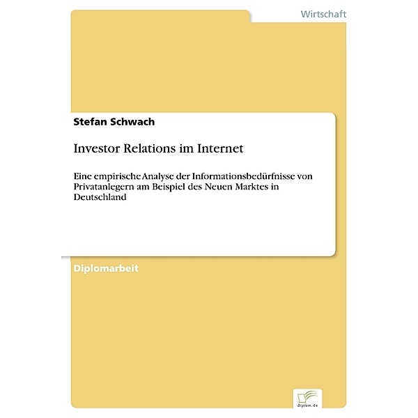 Investor Relations im Internet, Stefan Schwach