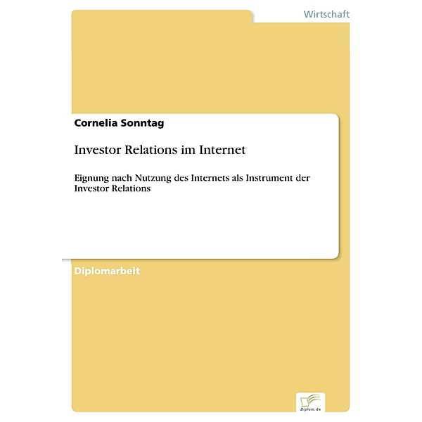Investor Relations im Internet, Cornelia Sonntag