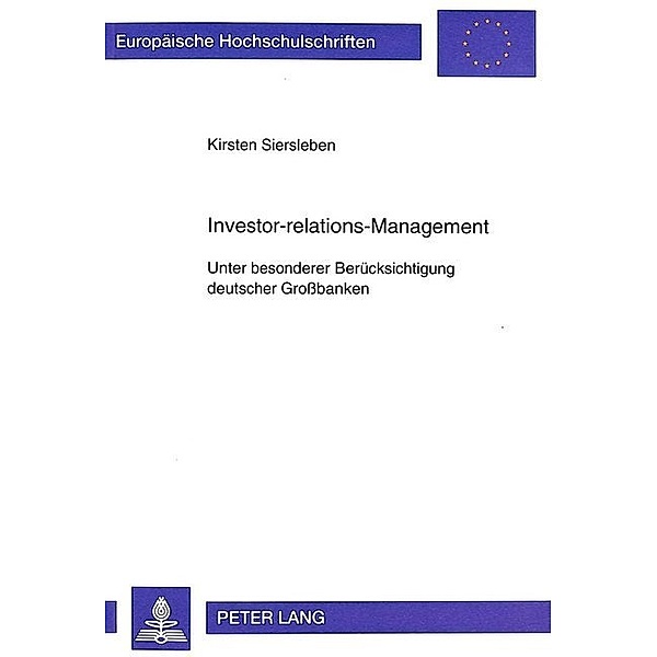 Investor-relations-Management, Kirsten Siersleben