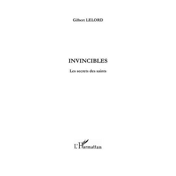 Invincibles / Hors-collection, Gilbert Lelord