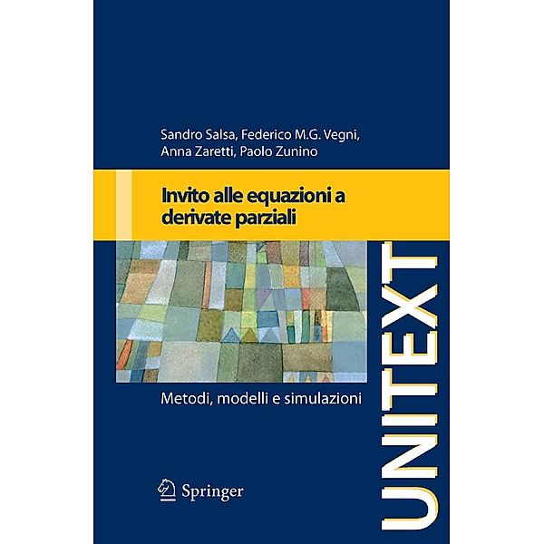 Invito alle equazioni a derivate parziali / UNITEXT, Sandro Salsa, Federico Vegni, Anna Zaretti, Paolo Zunino