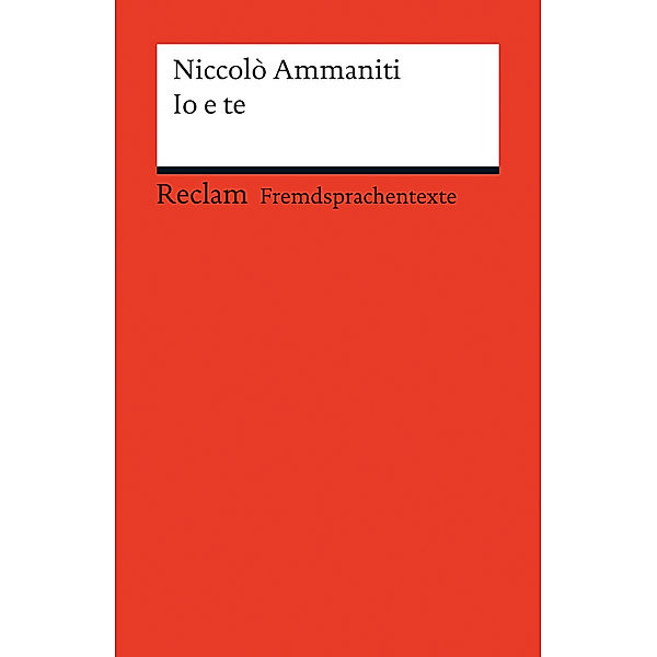 Io e te, Niccolò Ammaniti