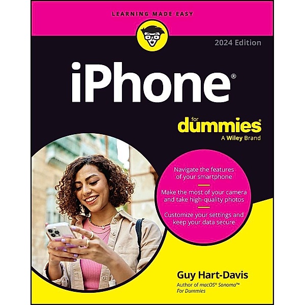 iPhone For Dummies, 2024 Edition, Guy Hart-Davis