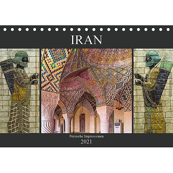 Iran - Persische Impressionen (Tischkalender 2021 DIN A5 quer), Enrico Caccia