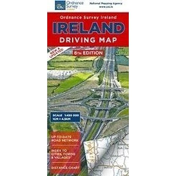 Ireland Driving Map  1 : 450 000