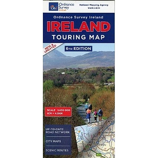 Ireland Touring Map, Ordnance Survey Ireland