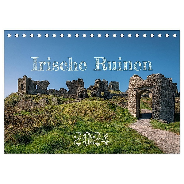 Irische Ruinen (Tischkalender 2024 DIN A5 quer), CALVENDO Monatskalender, Markus Helfferich