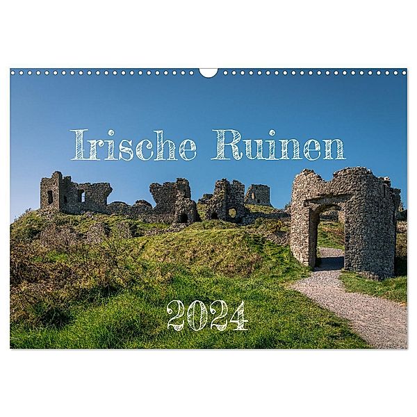 Irische Ruinen (Wandkalender 2024 DIN A3 quer), CALVENDO Monatskalender, Markus Helfferich