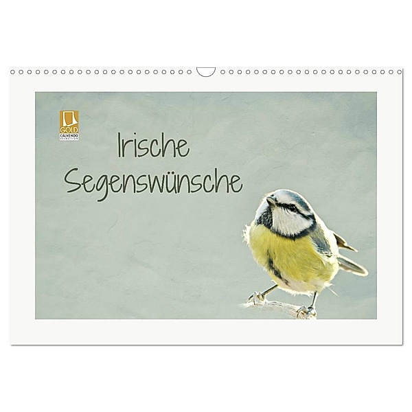 Irische Segenswünsche (Wandkalender 2024 DIN A3 quer), CALVENDO Monatskalender, Heike Hultsch
