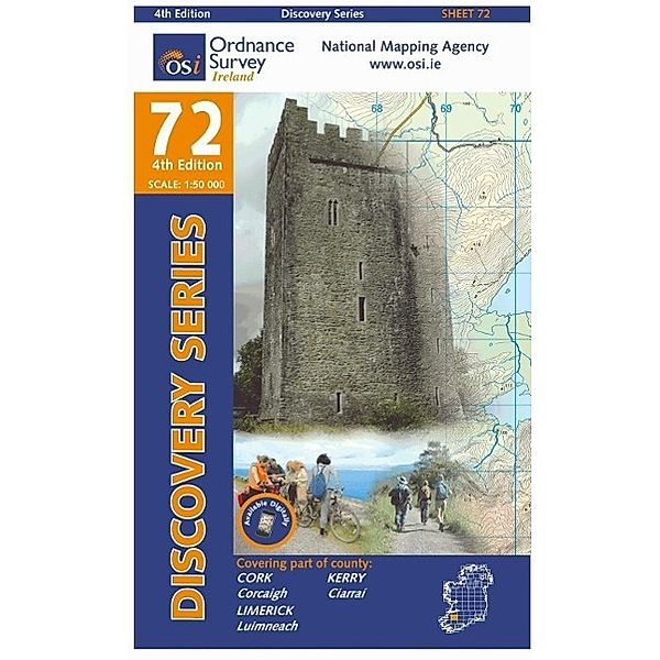Irish Discovery Series 72 Kerry, Cork, Limerick