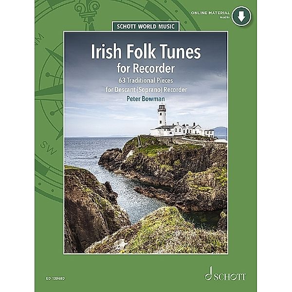 Irish Folk Tunes for Descant Recorder, Peter Bowman