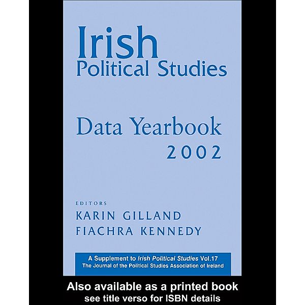 Irish Political Studies Data Yearbook 2002