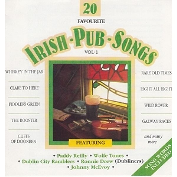 Irish Pub Songs Vol.1, Diverse Interpreten