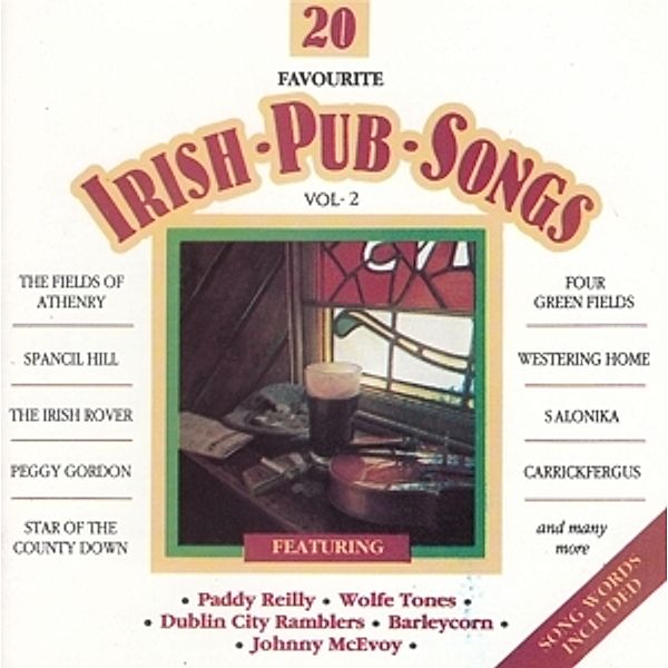 Irish Pub Songs Vol.2, Diverse Interpreten