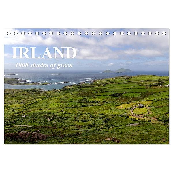 IRLAND. 1000 shades of green (Tischkalender 2025 DIN A5 quer), CALVENDO Monatskalender, Calvendo, Michael Molitor
