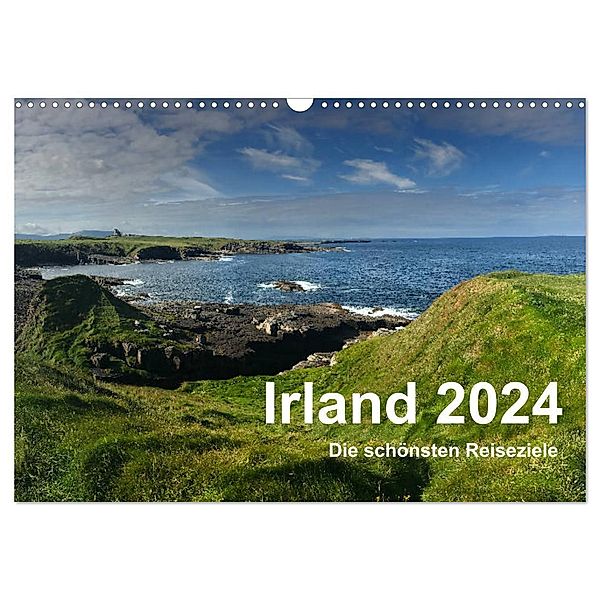 Irland 2024 - Die schönsten Reiseziele (Wandkalender 2024 DIN A3 quer), CALVENDO Monatskalender, Frank Zimmermann