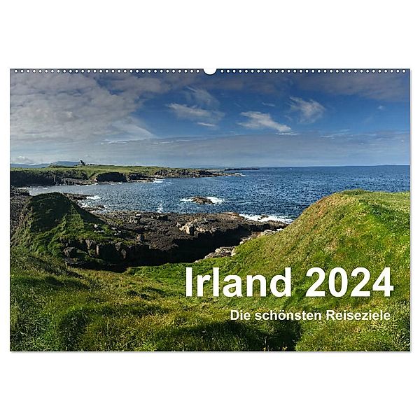 Irland 2024 - Die schönsten Reiseziele (Wandkalender 2024 DIN A2 quer), CALVENDO Monatskalender, Frank Zimmermann
