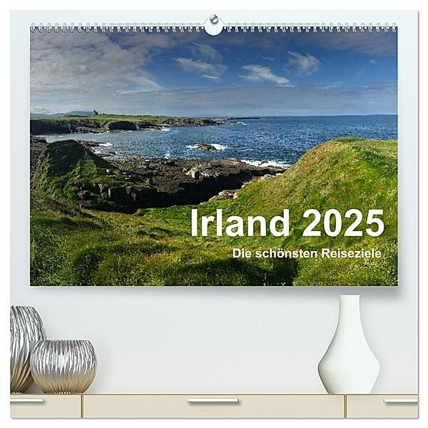 Irland 2025 - Die schönsten Reiseziele (hochwertiger Premium Wandkalender 2025 DIN A2 quer), Kunstdruck in Hochglanz, Calvendo, Frank Zimmermann