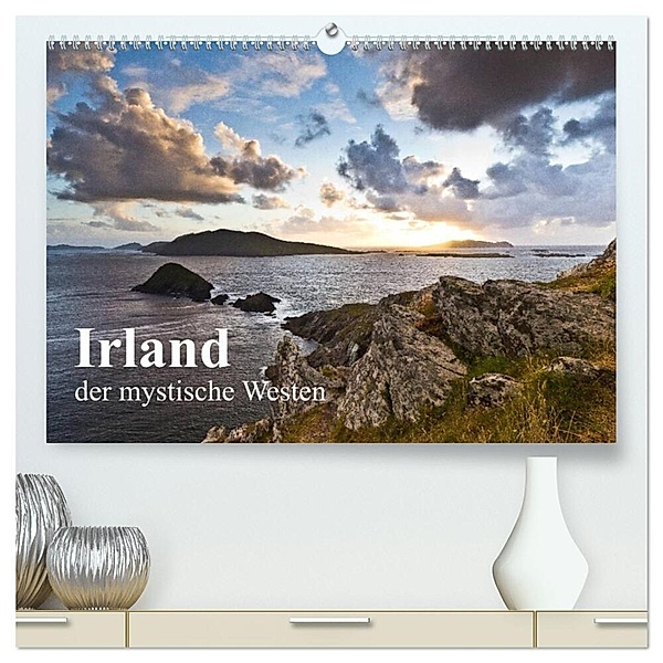 Irland - der mystische Westen (hochwertiger Premium Wandkalender 2024 DIN A2 quer), Kunstdruck in Hochglanz, Holger Hess - www.holgerhess.com