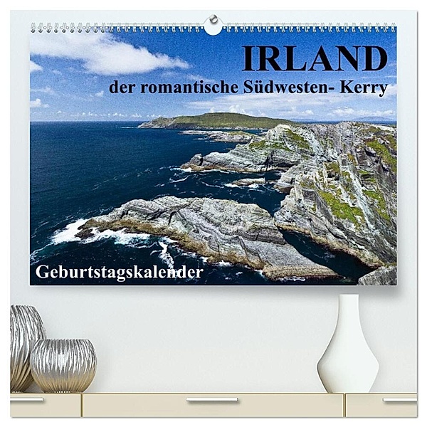 Irland - der romantische Südwesten - Kerry (hochwertiger Premium Wandkalender 2024 DIN A2 quer), Kunstdruck in Hochglanz, Holger Hess