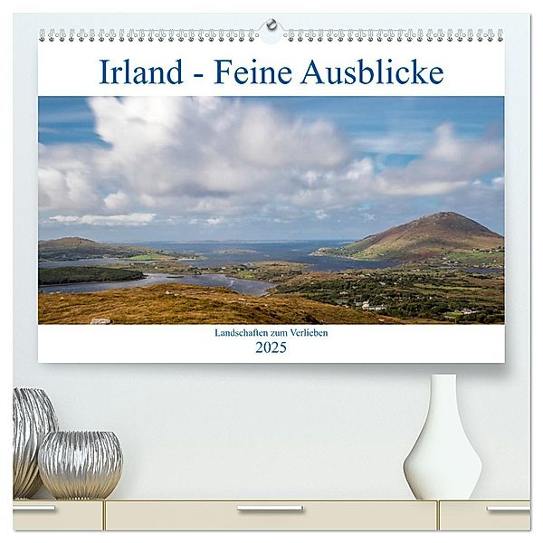 Irland - Feine Ausblicke (hochwertiger Premium Wandkalender 2025 DIN A2 quer), Kunstdruck in Hochglanz, Calvendo, Akrema-Photograhy