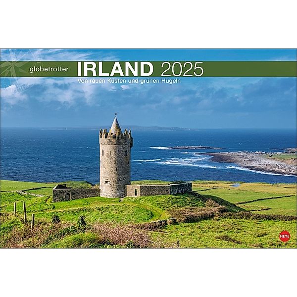 Irland Globetrotter Kalender 2025 - Von rauen Küsten und grünen Hügeln