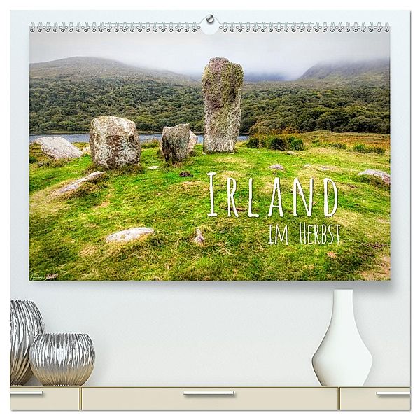 Irland im Herbst (hochwertiger Premium Wandkalender 2025 DIN A2 quer), Kunstdruck in Hochglanz, Calvendo, Heribert Adams -Lensviper-