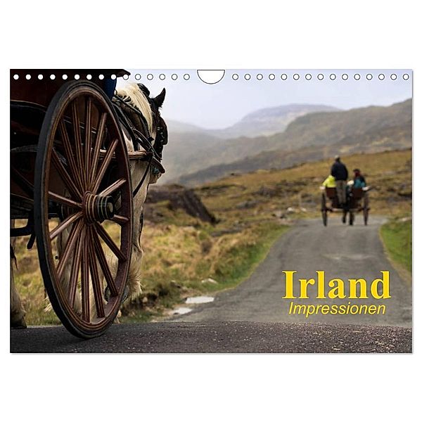 Irland - Impressionen (Wandkalender 2024 DIN A4 quer), CALVENDO Monatskalender, Elisabeth Stanzer