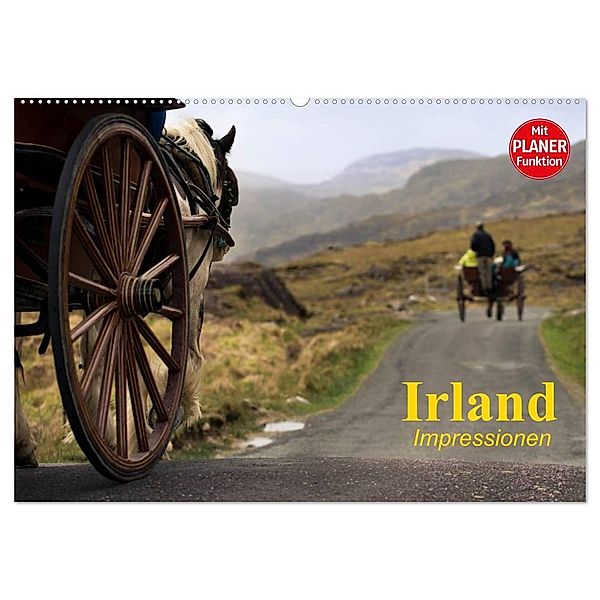 Irland. Impressionen (Wandkalender 2025 DIN A2 quer), CALVENDO Monatskalender, Calvendo, Elisabeth Stanzer