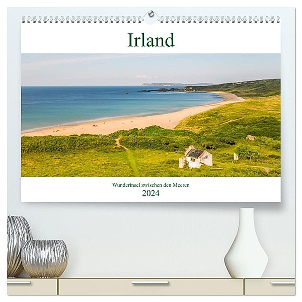 Irland. Insel zwischen den Meeren (hochwertiger Premium Wandkalender 2024 DIN A2 quer), Kunstdruck in Hochglanz, TEKTUR