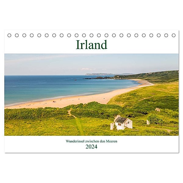 Irland. Insel zwischen den Meeren (Tischkalender 2024 DIN A5 quer), CALVENDO Monatskalender, TEKTUR
