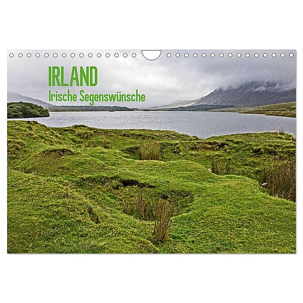 Irland - Irische Segenswünsche (Wandkalender 2024 DIN A4 quer), CALVENDO Monatskalender, Marion Bönner